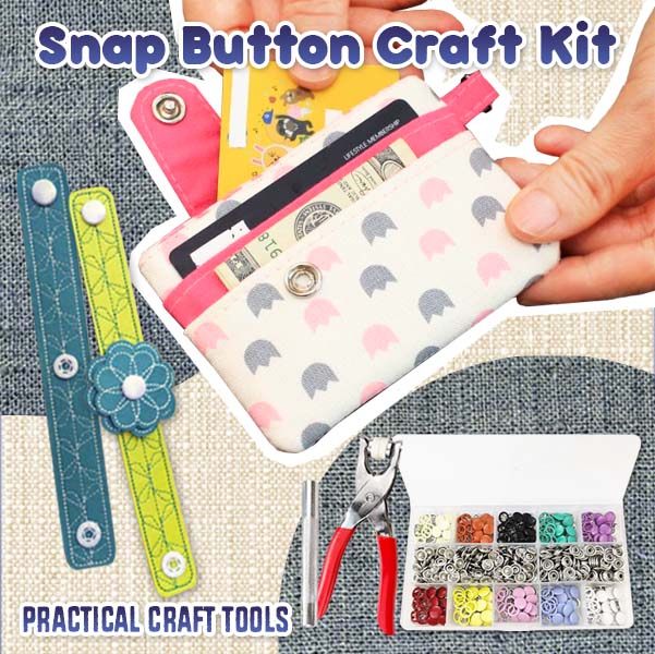 ButtoCraft™ DIY Snap Button Fastener Kit | Vandaag 50% korting!